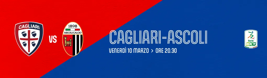 Cagliari-Ascoli: probabili formazioni e dove vederla