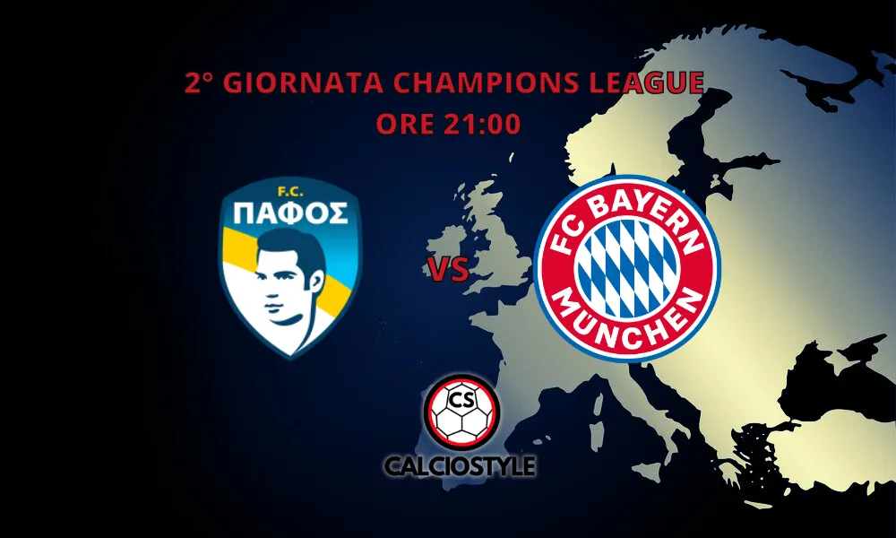 Pafos-Bayern Monaco: le probabili formazioni e dove vederla