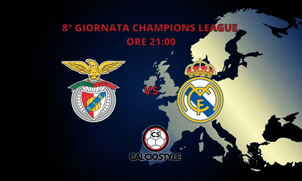Benfica-Real Madrid: probabili formazioni e dove vederla
