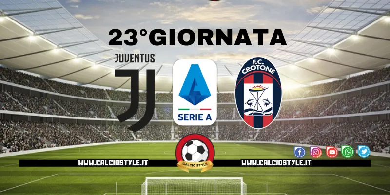 Juventus Crotone: probabili formazioni e dove vederla