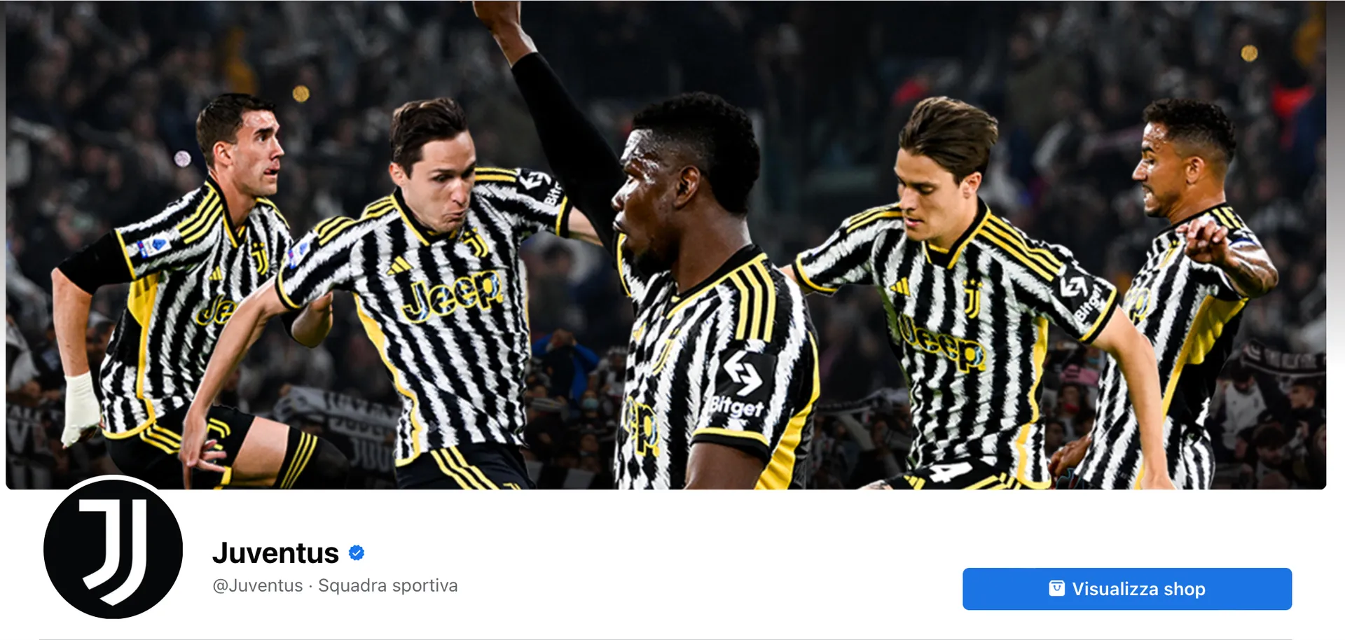Juventus, la nuova copertina Facebook