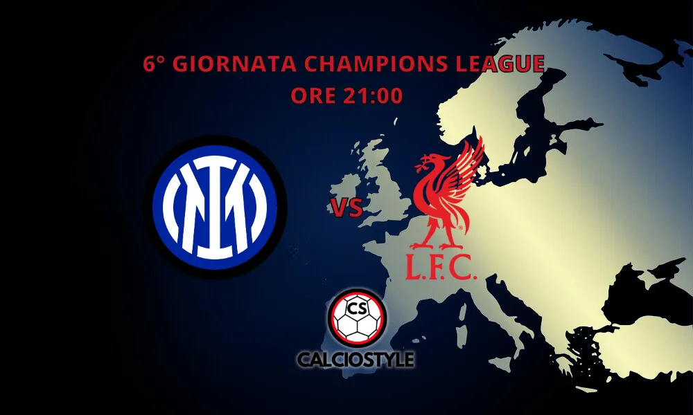 Inter-Liverpool, le formazioni ufficiali