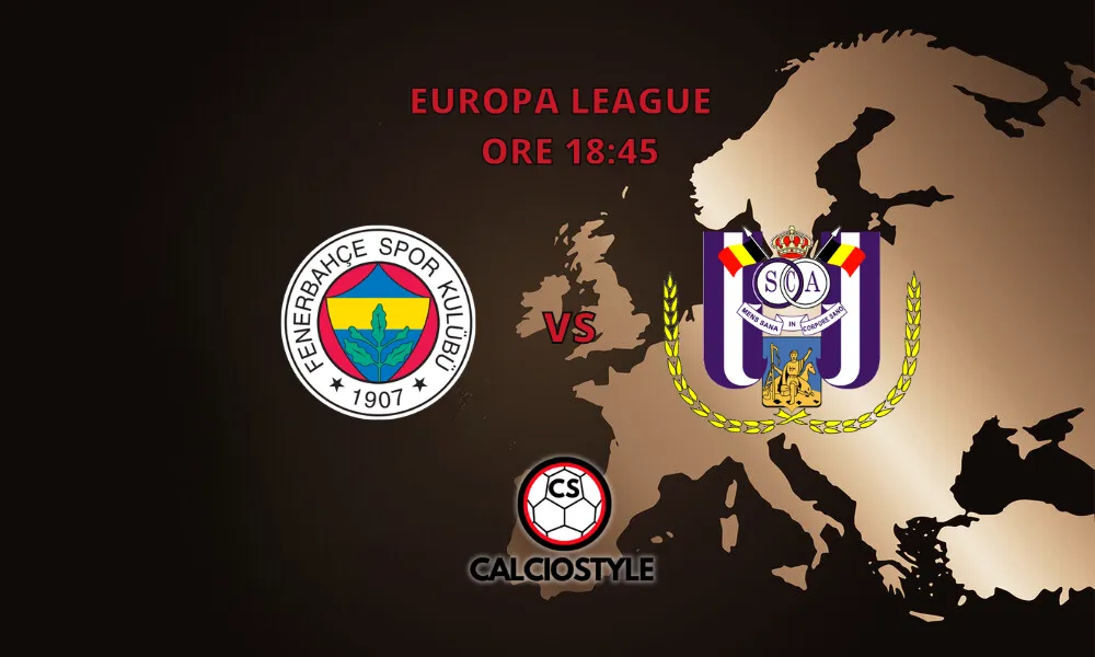 Fenerbahce-Anderlecht, probabili formazioni e dove vederla