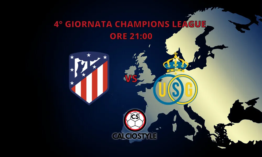 Atletico Madrid-Union St. Gilloise: probabili formazioni e dove vederla