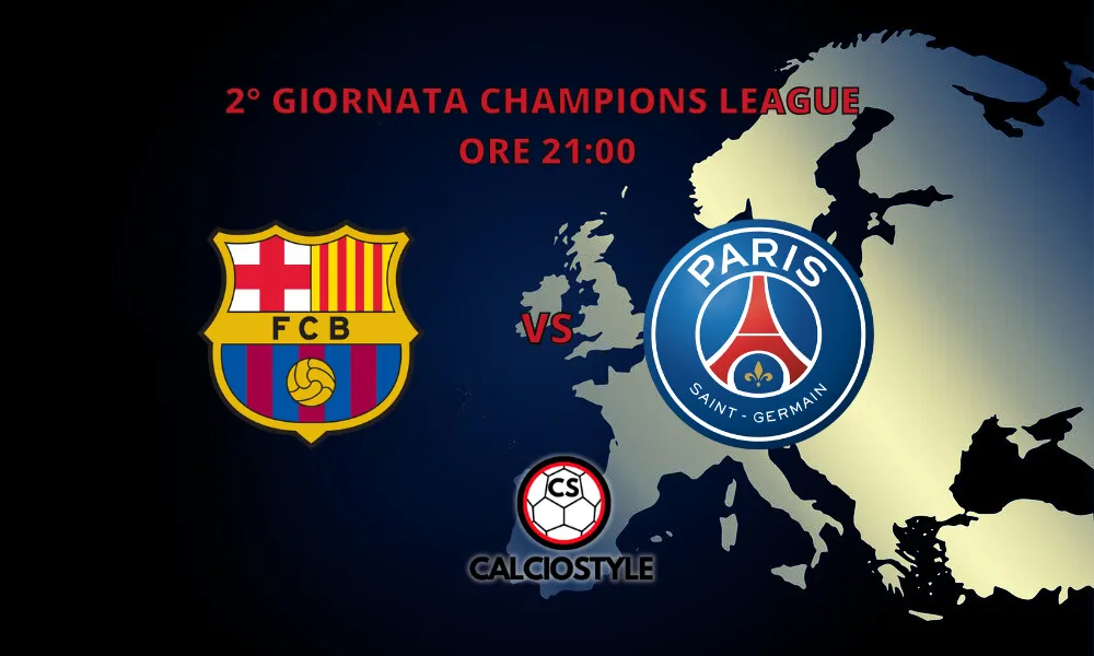Barcellona-PSG, probabili formazioni e dove vederla