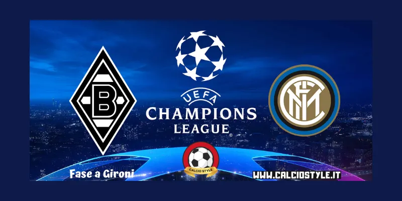Borussia Mönchengladbach-Inter: probabili formazioni e dove vederla
