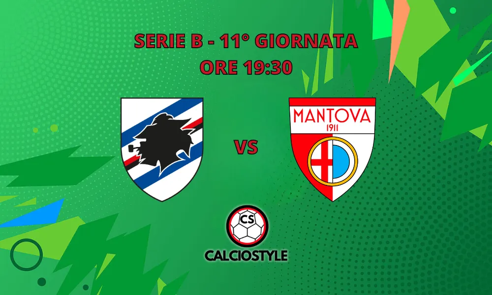 Sampdoria-Mantova, probabili formazioni e dove vederla
