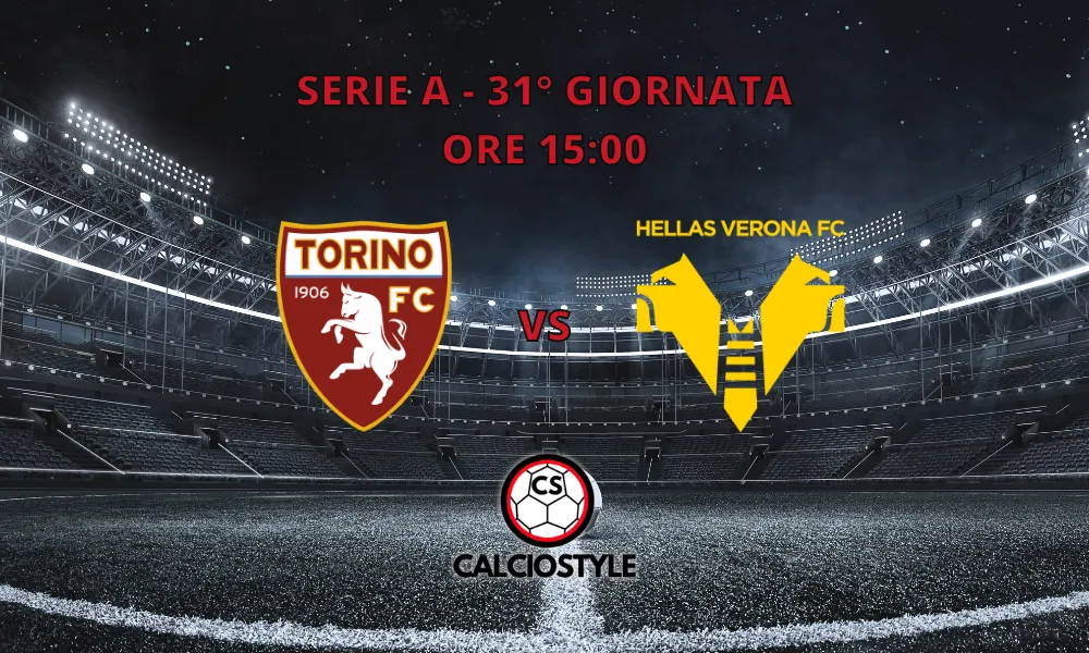 Torino-Hellas Verona, le ultimissime sulle formazioni