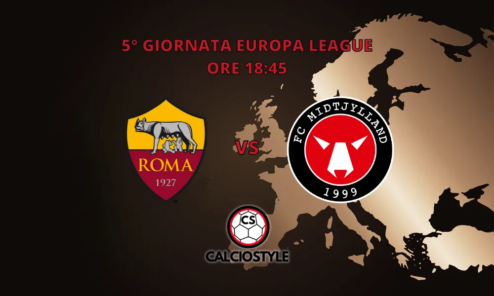 Roma-Midtjylland, le formazioni ufficiali