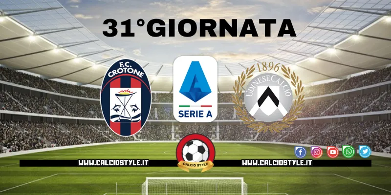 Crotone-Udinese: probabili formazioni e dove vederla