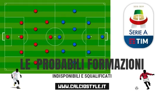 Serie A: Le probabili formazioni della seconda giornata