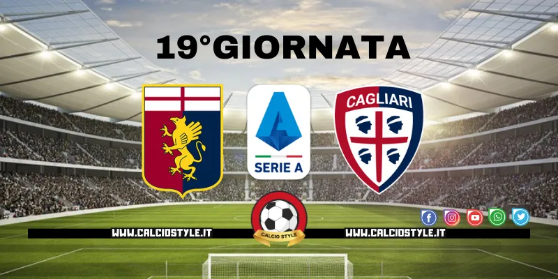 Genoa Cagliari: probabili formazioni e dove vederla