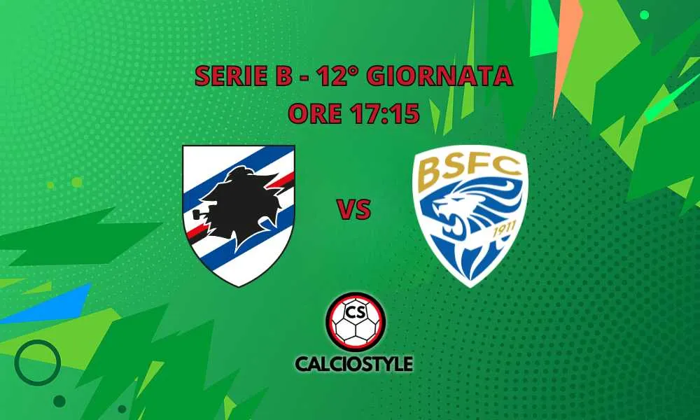 Sampdoria-Brescia, le probabili formazioni e dove vederla