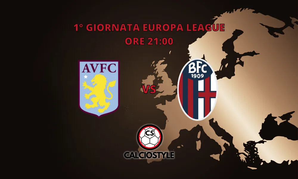 Aston Villa-Bologna, formazioni ufficiali