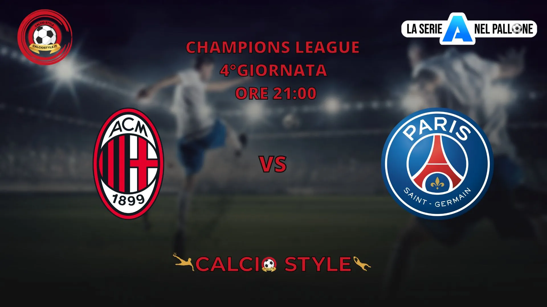 Milan - PSG, probabili formazioni di UCL e dove vederla