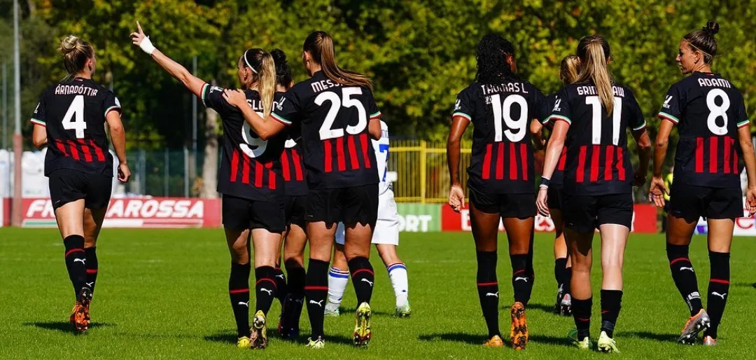 Milan Femminile, Asllani spegne i sogni della Sampdoria