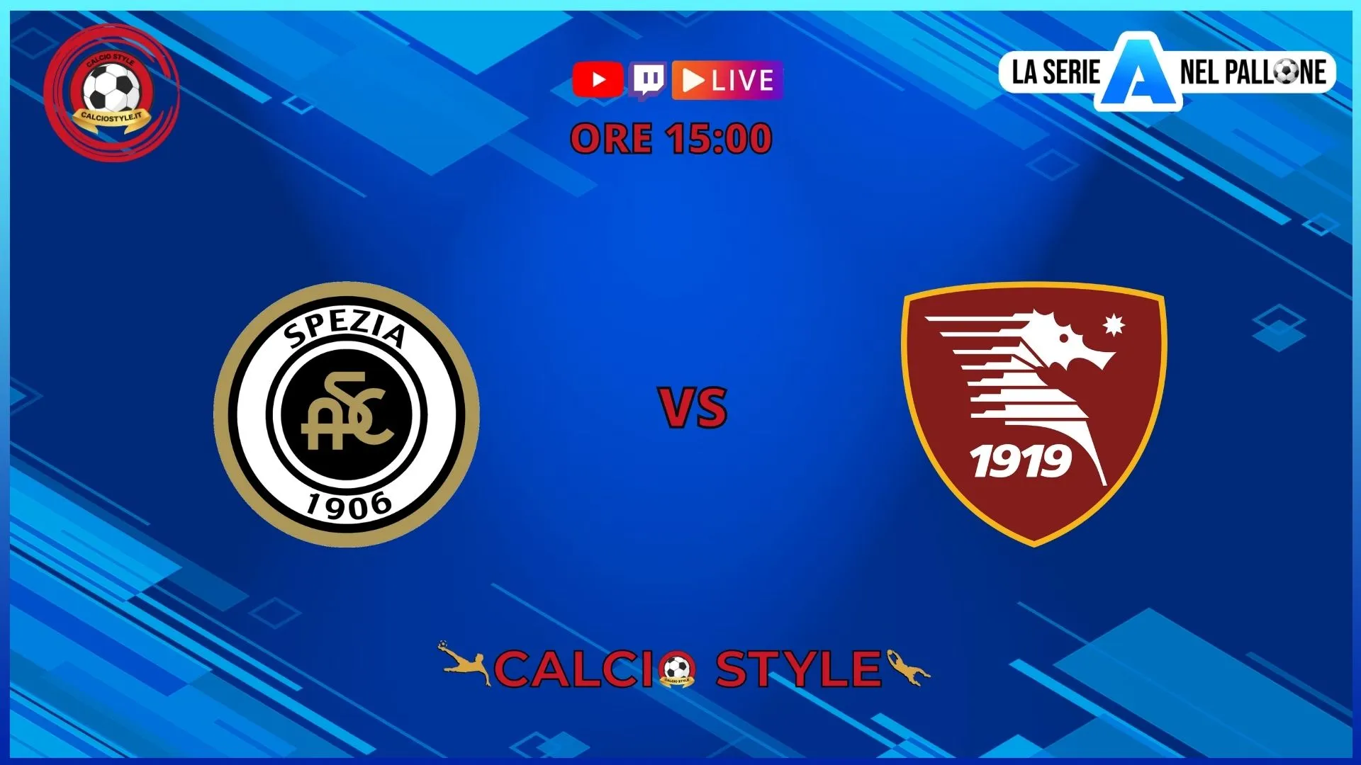 Spezia-Salernitana, le scelte ufficiali