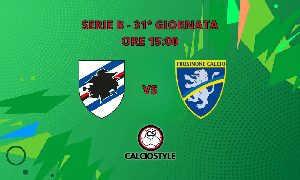 Sampdoria-Frosinone: le probabili formazioni e dove vederla