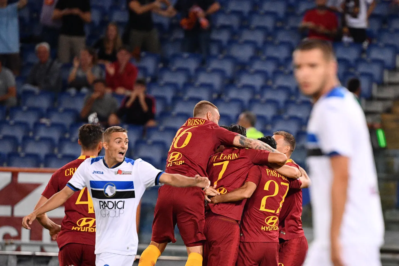 Roma: Il pareggio con l' Atalanta è a due volti.