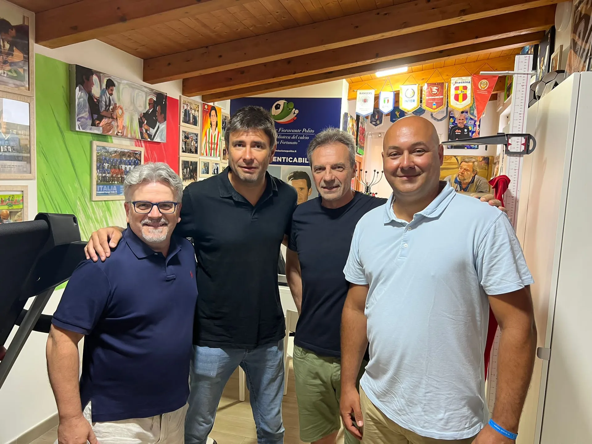 Lazio: visita in zona Salerno per il tifoso Alessandro Di Battista