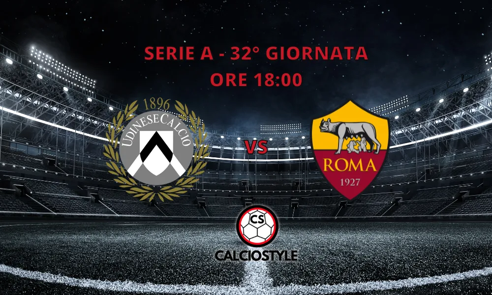 Udinese - Roma: probabili formazioni e dove vederla