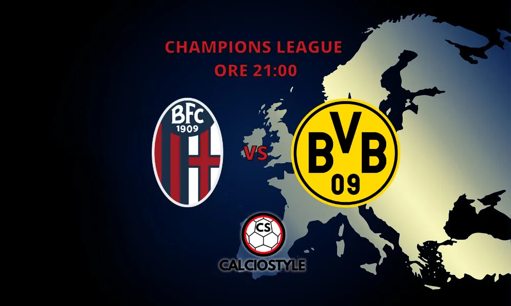 Bologna-Borussia Dortmund, le formazioni ufficiali