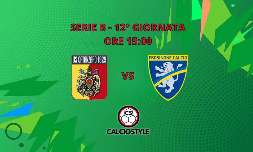 Catanzaro-Frosinone, le probabili formazioni e dove vederla