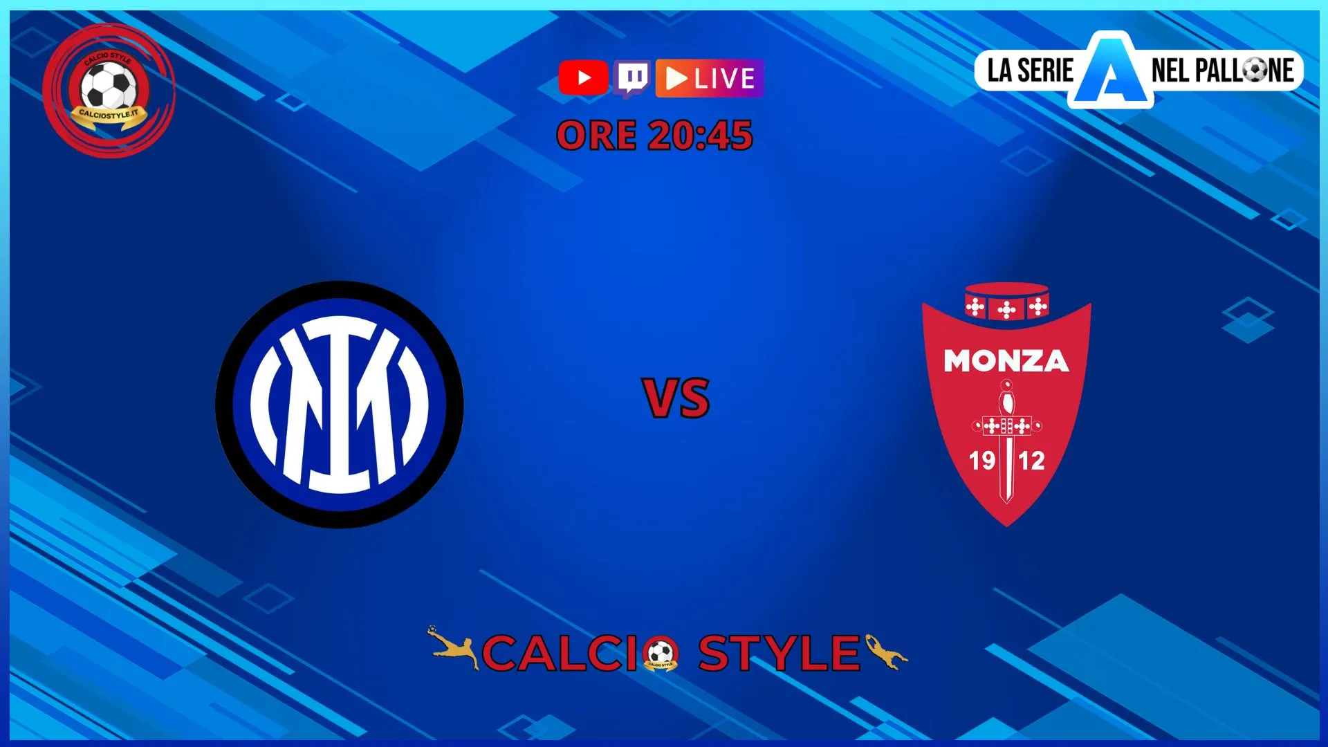 Inter-Monza, le formazioni ufficiali