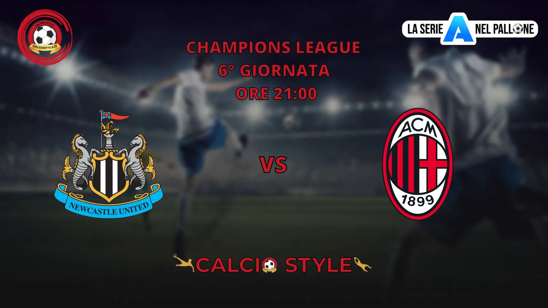 Newcastle - Milan, formazioni ufficiali dell'ultima giornata di UCL