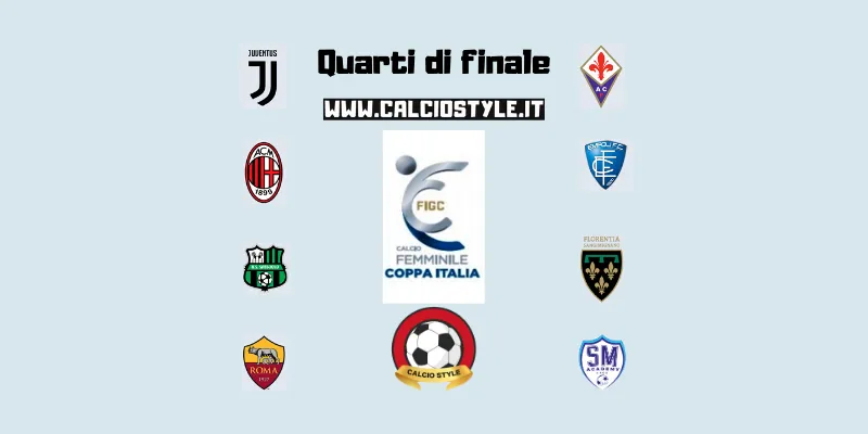 Coppa Italia femminile, andata dei quarti