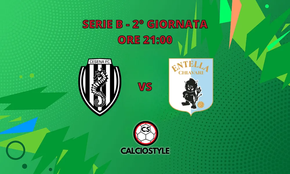 Cesena-Virtus Entella, probabili formazioni e dove vederla