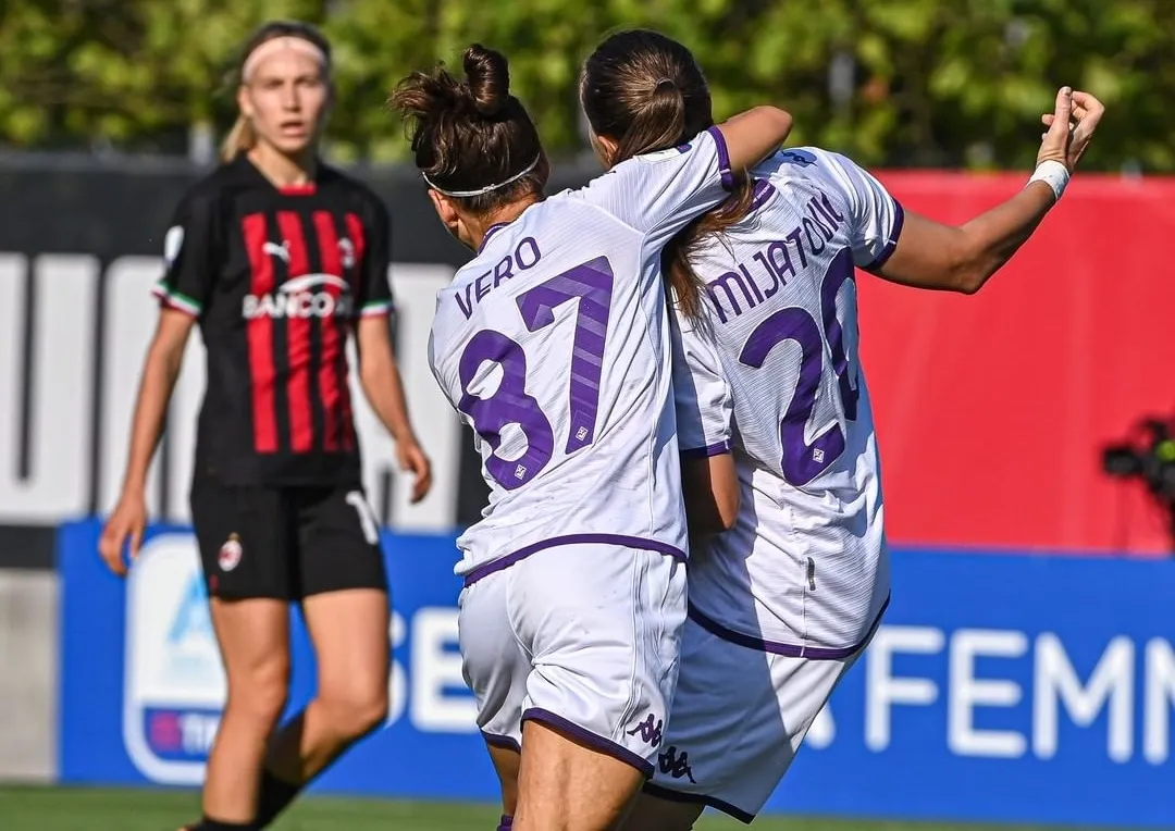 Serie A Femminile, Milan sconfitto: la Fiorentina affossa Ganz