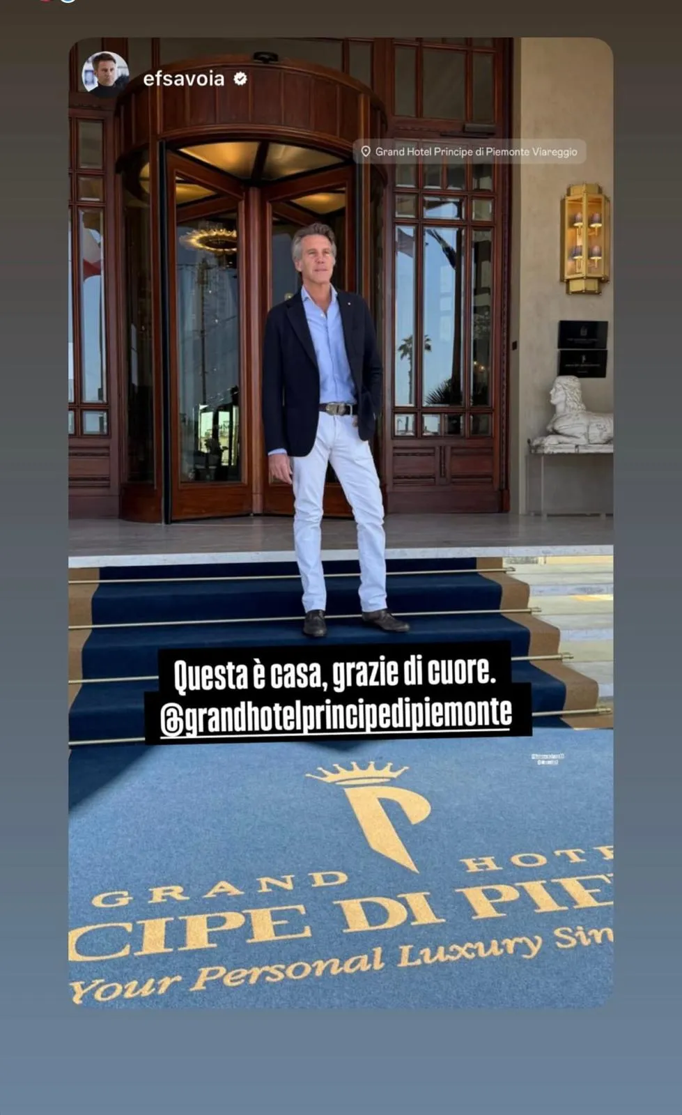 Emanuele Filiberto: il Principe in Versilia 'sogna' la B col Savoia