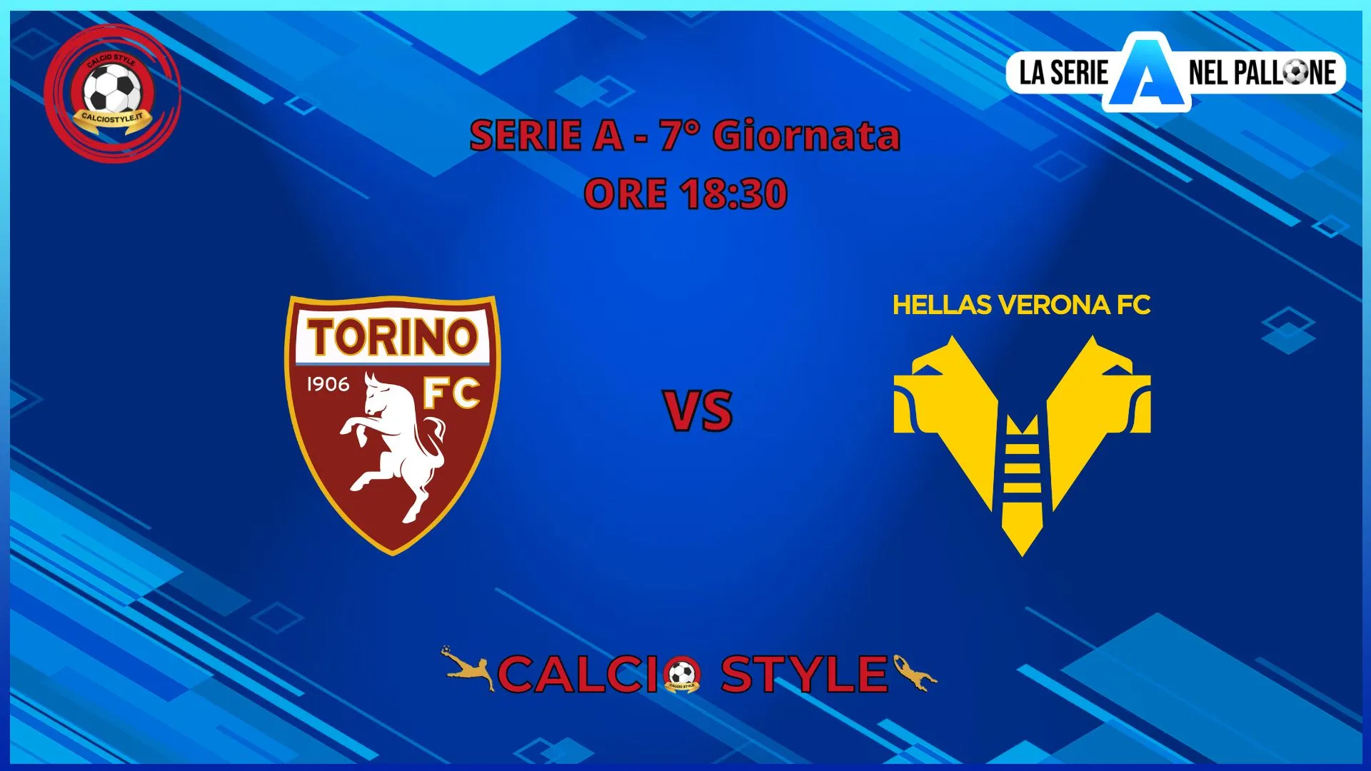 Torino - Hellas Verona: le formazioni ufficiali
