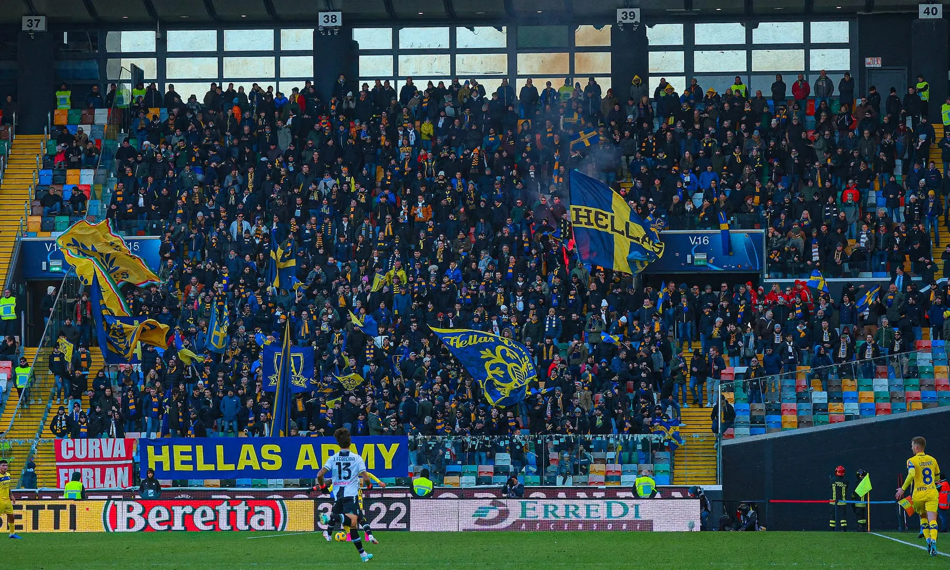 Hellas Verona, esaurito il settore ospiti di Udine