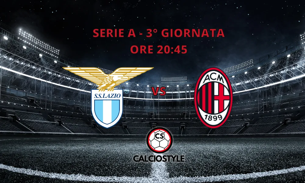 Lazio-Milan 2-2. Gol e Highlights