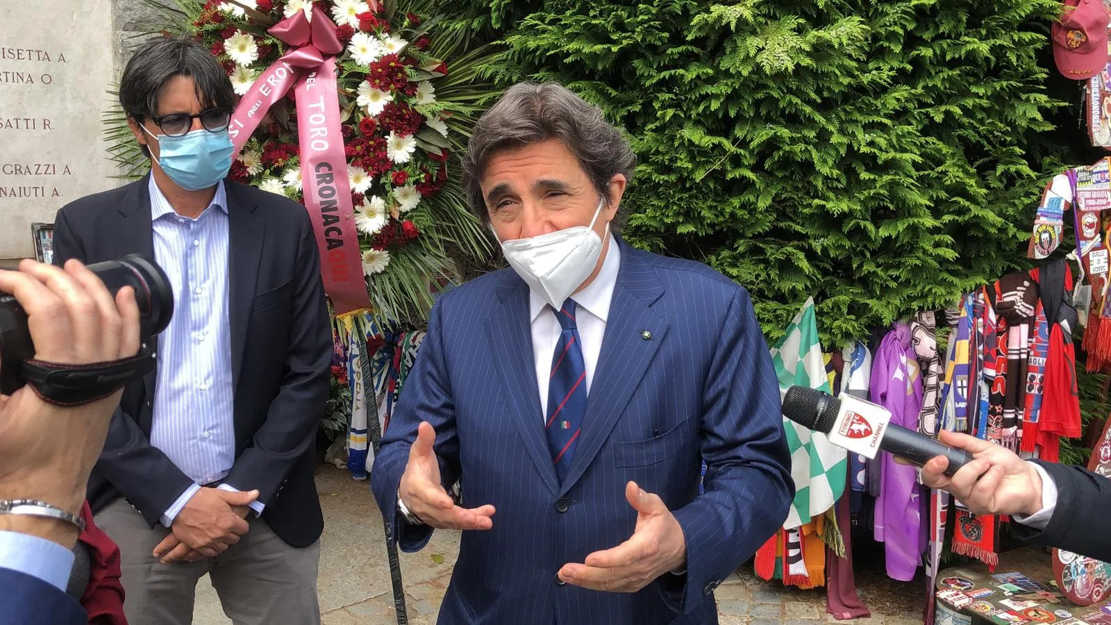 Torino: le parole di Cairo da Superga