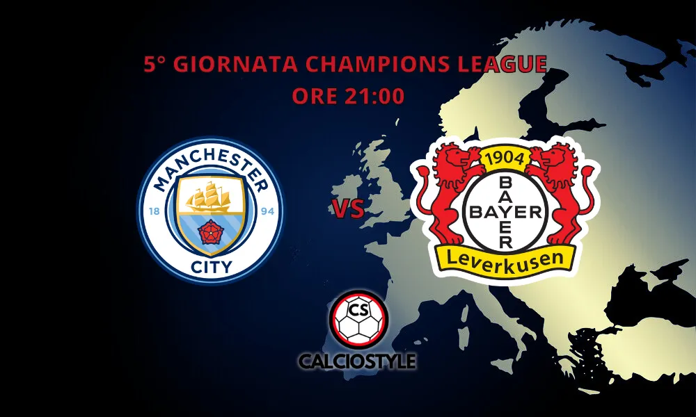Manchester City-Bayer Leverkusen: probabili formazioni e dove vederla