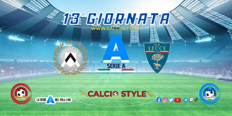 Udinese-Lecce: le ultimissime