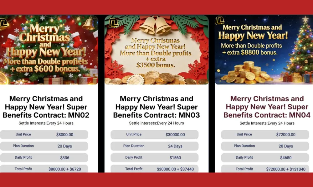Un DL Mining lancia l'evento Carnevale di Natale: Dobros ganhos + Recompensas in dheiro extra, aiutando gli utenti a ottenere diari di ritorno ammontano a US$ 2.000