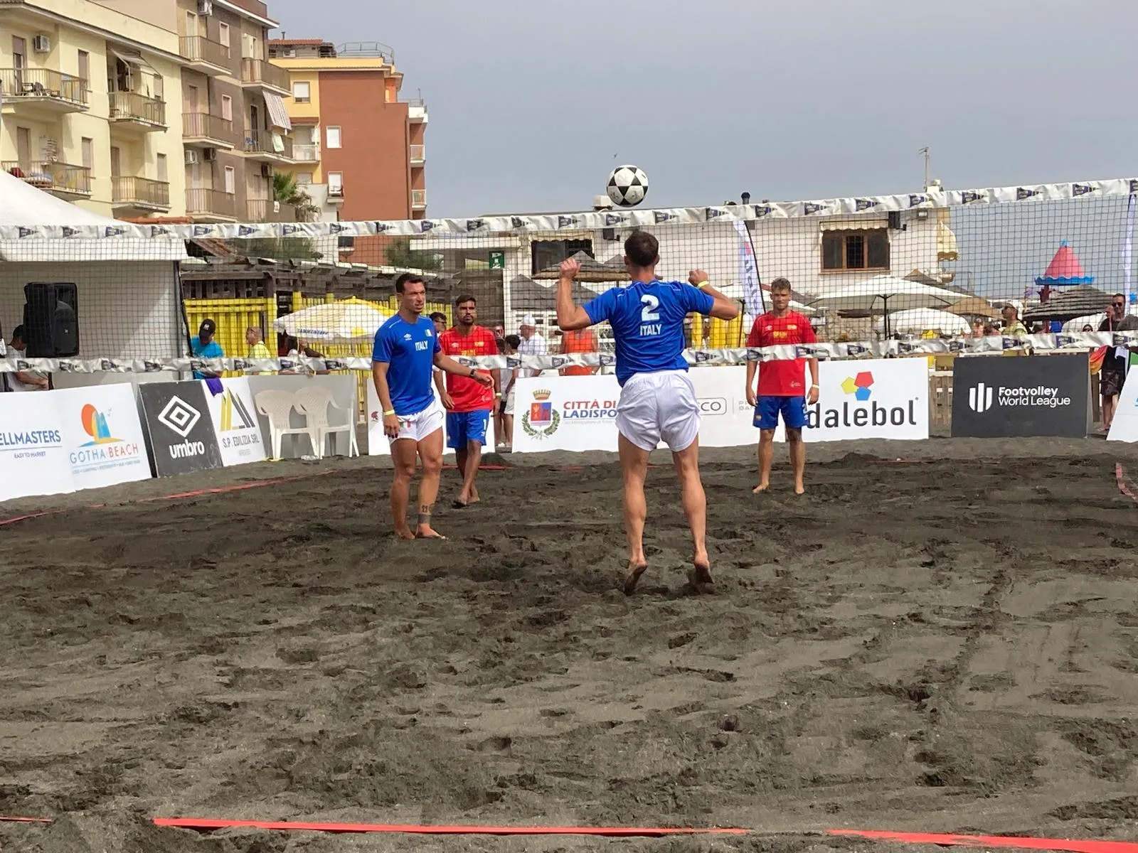Footvolley Italia-Spagna