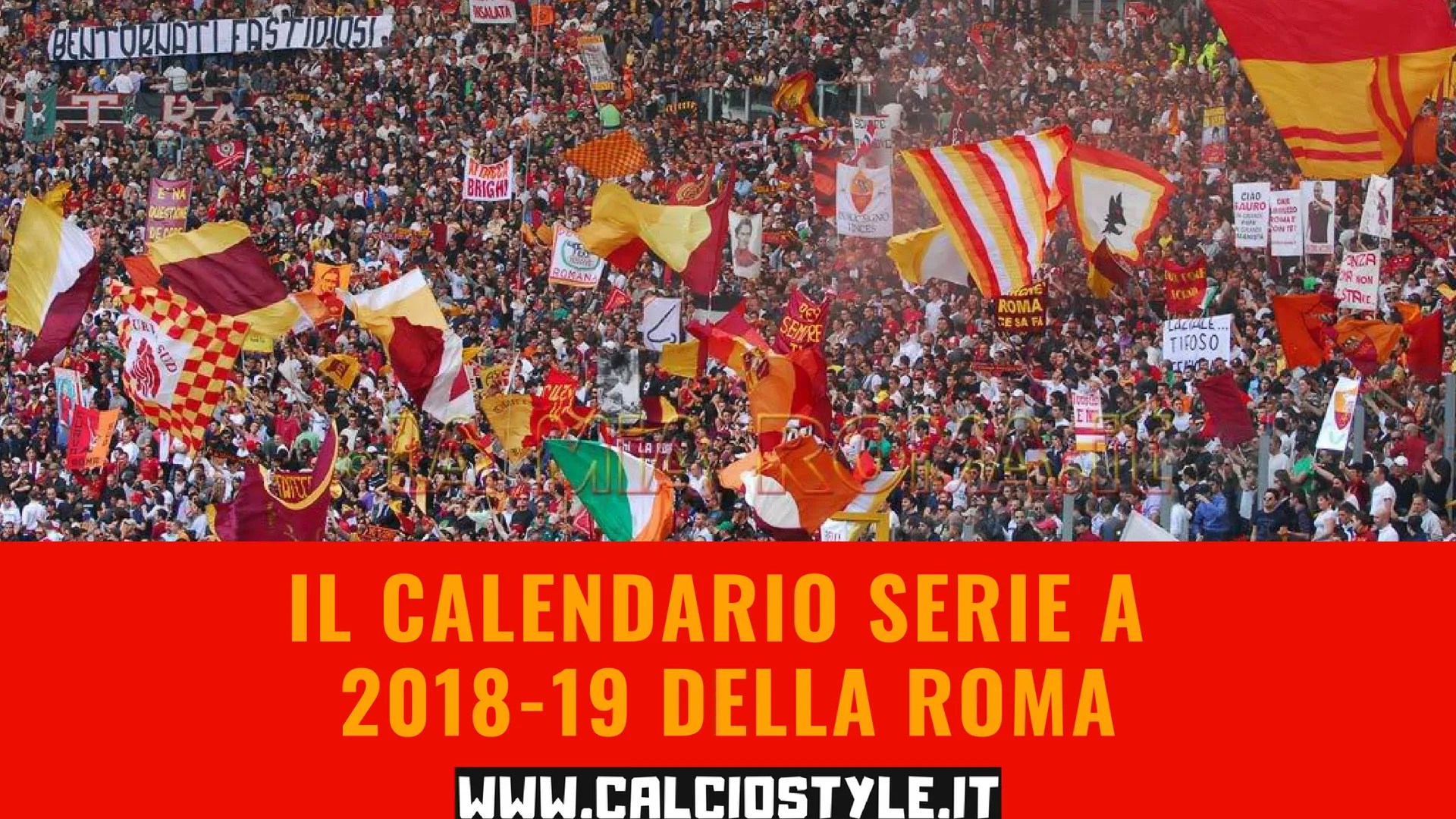 Scarica qui il calendario della serie A della Roma 2018-19