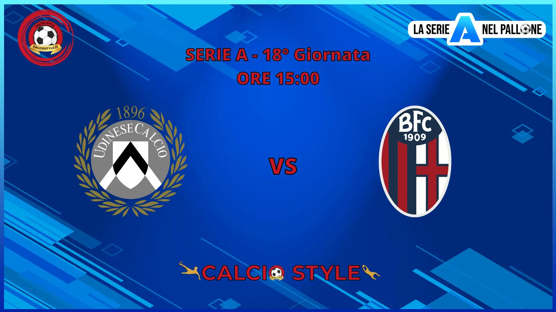 Udinese – Bologna: le formazioni ufficiali