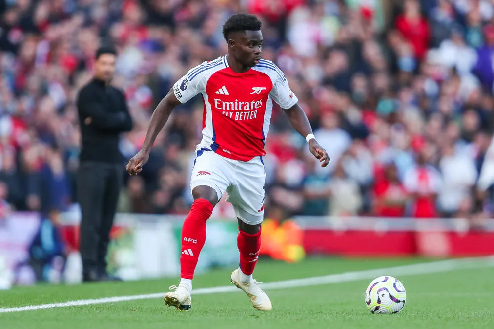 Arsenal, aggiornamento di Arteta sulle condizioni di Saka