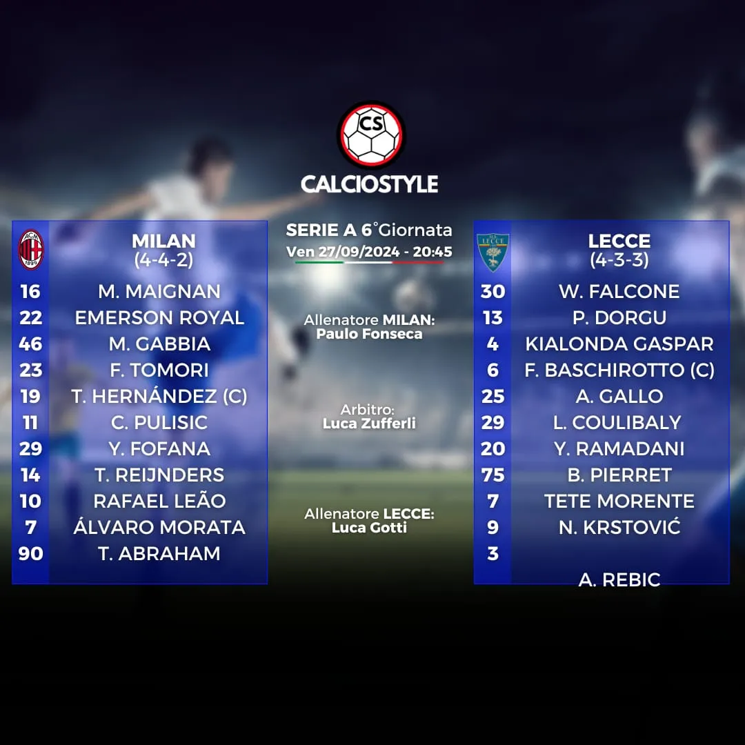 Milan-lecce