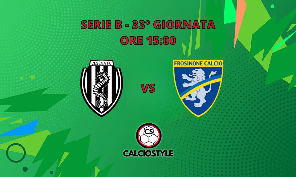 Cesena-Frosinone: probabili formazioni e dove vederla