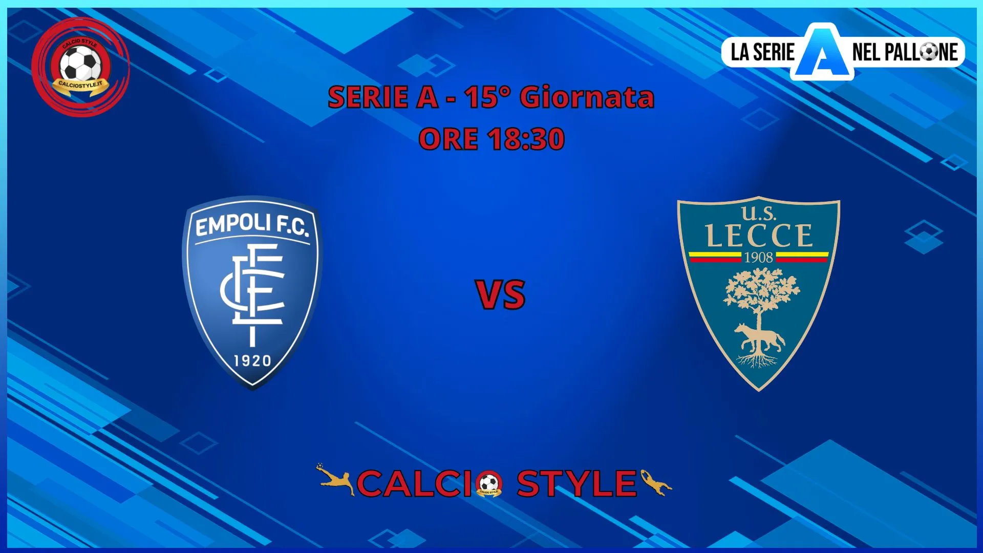 Empoli - Lecce: probabili formazioni e dove vederla