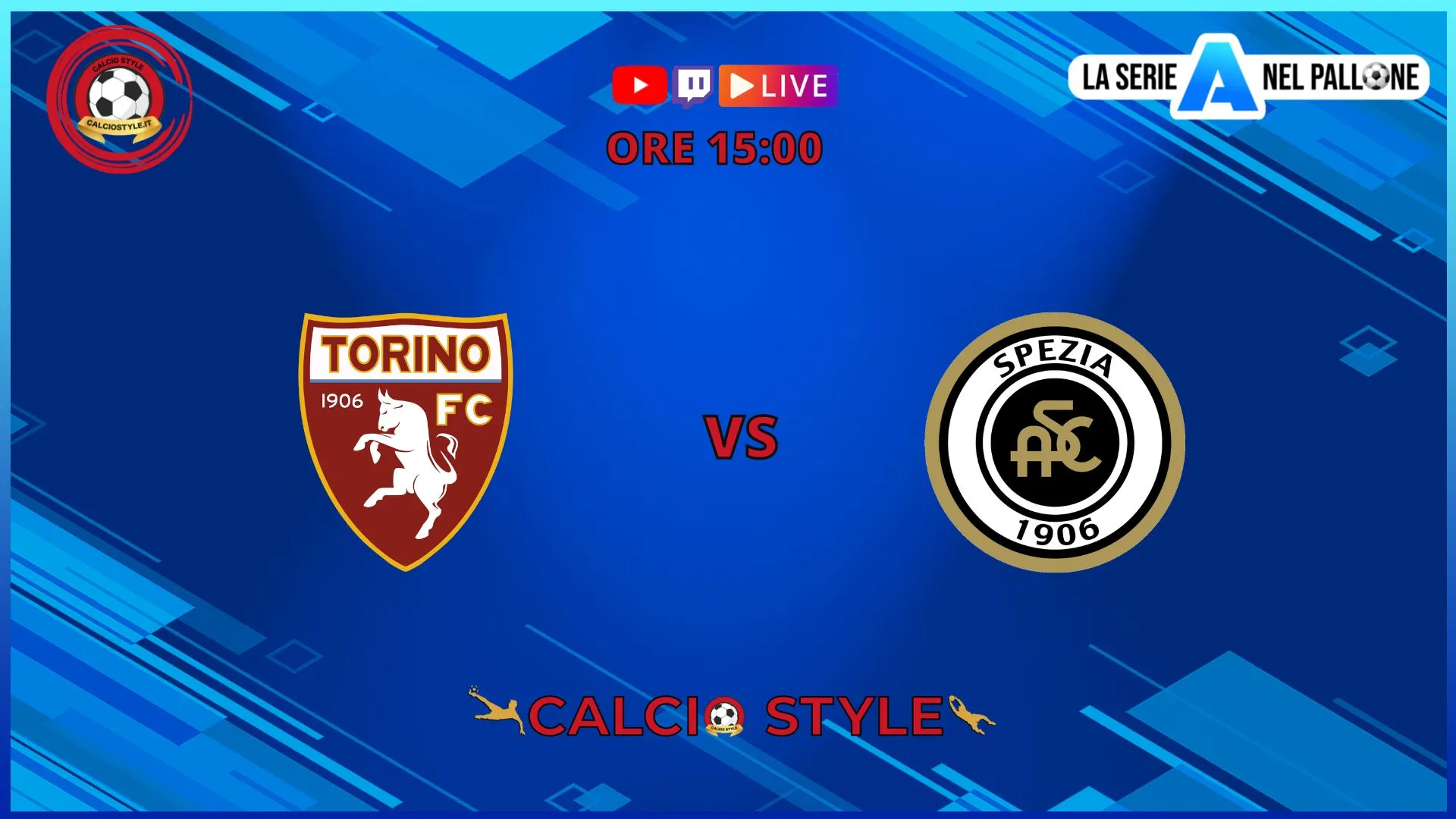 Torino-Spezia, le formazioni ufficiali