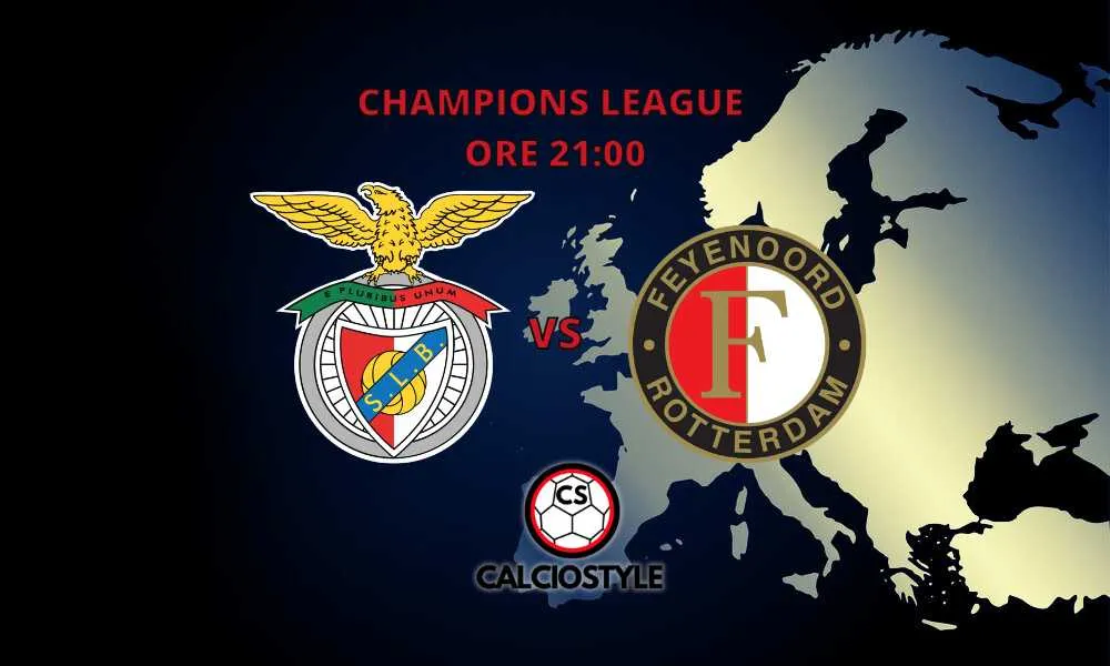 Benfica-Feyenoord, le probabili formazioni e dove vederla