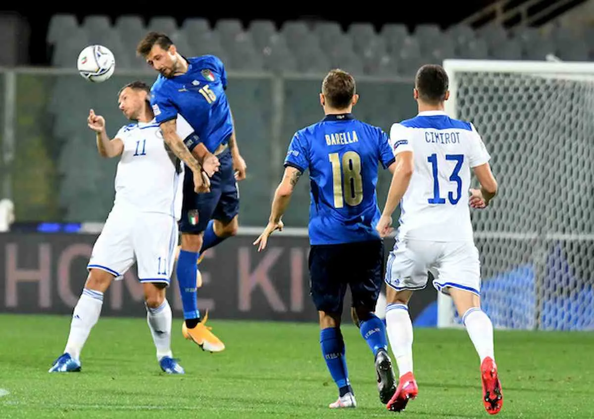 Italia-Bosnia 1-1: Segna Dzeko, un goal fortunoso di Sensi evita la sconfitta